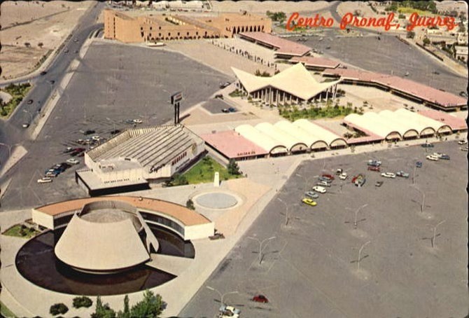 Postal de Zona ProNaF en Ciudad Juárez, México, 1960